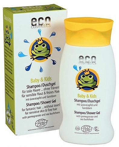 2in1 Shampoo und Duschgel für Babys und Kinder mit Granatapfel und Sanddorn - Eco Cosmetics Baby&Kids Shampoo/Shower Gel — Foto N1