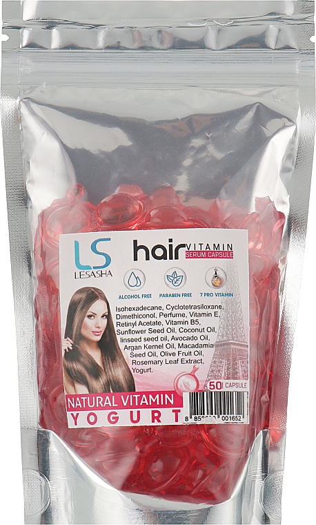 Thailändische Haar-Kapseln mit Joghurt - Lesasha Hair Serum Vitamin Yogurt — Bild N2