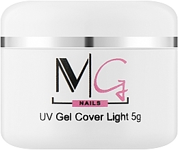 Camouflage-Gel für Nagelverlängerungen - MG Nails UV Gel Cover Light — Bild N1