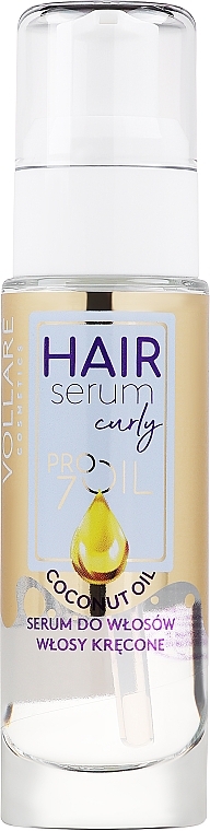 Serum für lockiges Haar mit Kokosöl - Vollare Pro Oli Curls Hair Serum — Bild N1