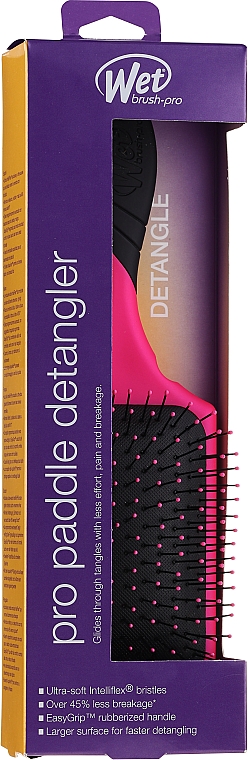 Haarbürste - Wet Brush Pro Paddle Detangler Pink — Bild N1