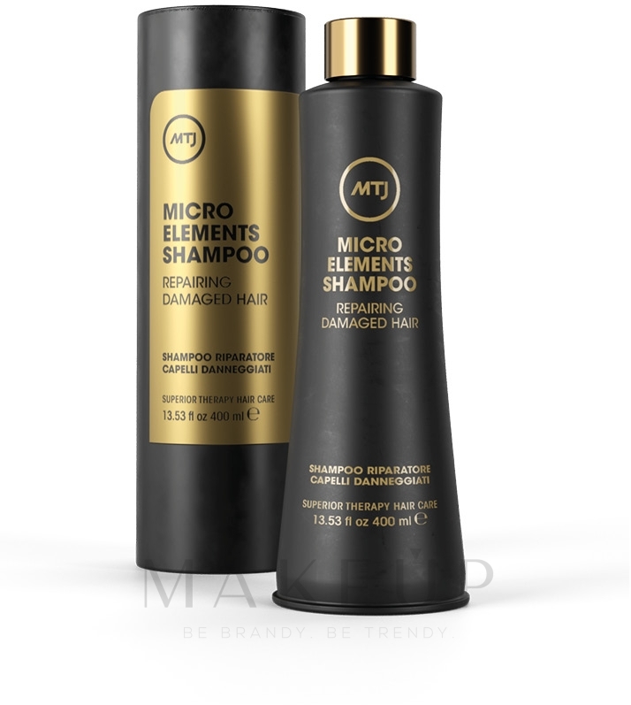 Restrukturierungsshampoo für strapaziertes Haar - MTJ Cosmetics Superior Therapy Microelements Shampoo — Bild 400 ml