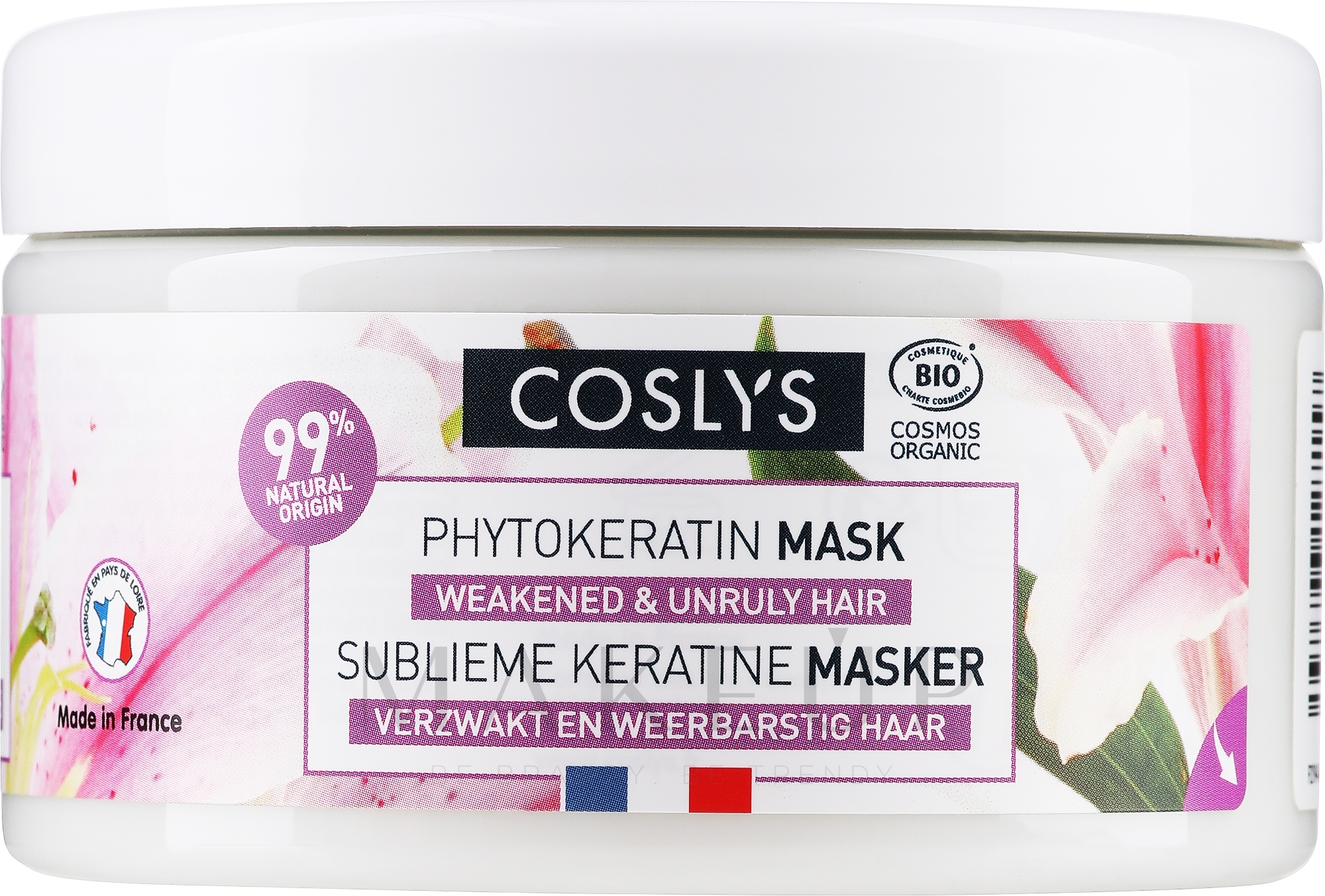 Regenerierende Haarmaske mit Phytokeratin und Lilie - Coslys Sublime Keratine Mask — Bild 250 ml