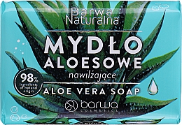 Düfte, Parfümerie und Kosmetik Naturale Seife mit Aloe und Glycerin - Barwa Natural Aloe Vera Soap With Glycerin