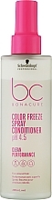 Spray-Conditioner für coloriertes Haar - Schwarzkopf Professional Bonacure Color Freeze Spray Conditioner pH 4.5 — Bild N2