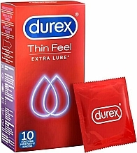 Düfte, Parfümerie und Kosmetik Kondomen 10 St. - Durex Feel Thin Extra Lube
