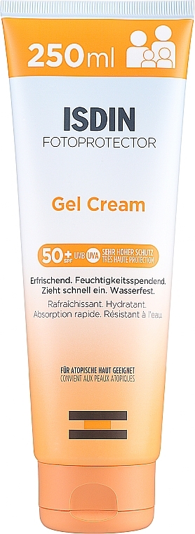 Sonnenschutz-Gel - Isdin Fotoprotector Gel Cream SPF50+ — Bild N1