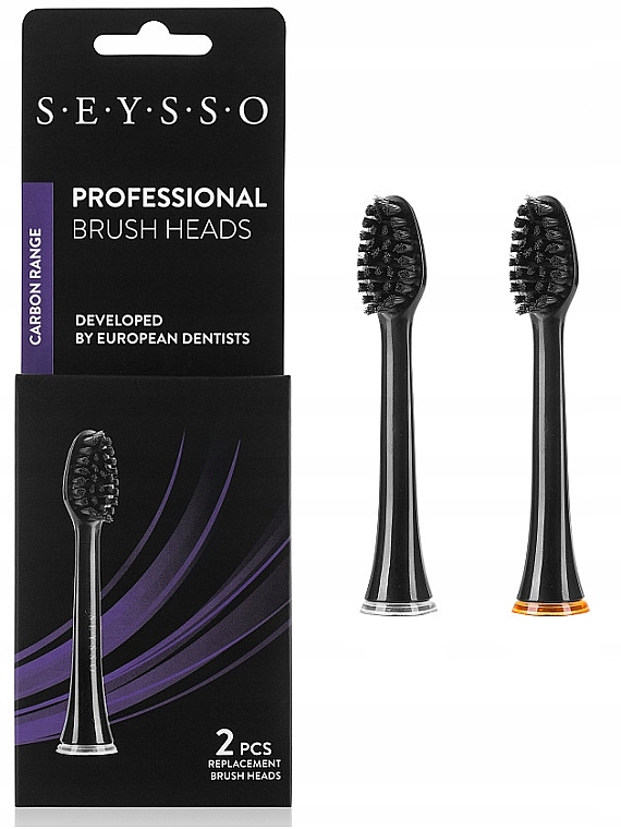 Zahnbürstenkopf für elektrische Zahnbürste 2 St. - Seysso Carbon Professional — Bild N1