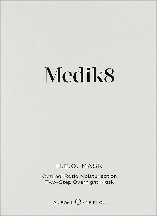 Zweistufige Gesichtsmaske für die Nacht - Medik8 H.E.O Mask — Bild N1
