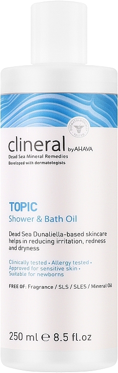 Bade- und Duschöl - Ahava Clineral Topic Shower & Bath Oil — Bild N1