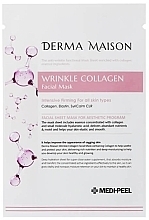 Anti-Falten Maske mit Kollagen  - MediPeel Derma Maison Wrinkle Collagen Facial Mask  — Bild N1