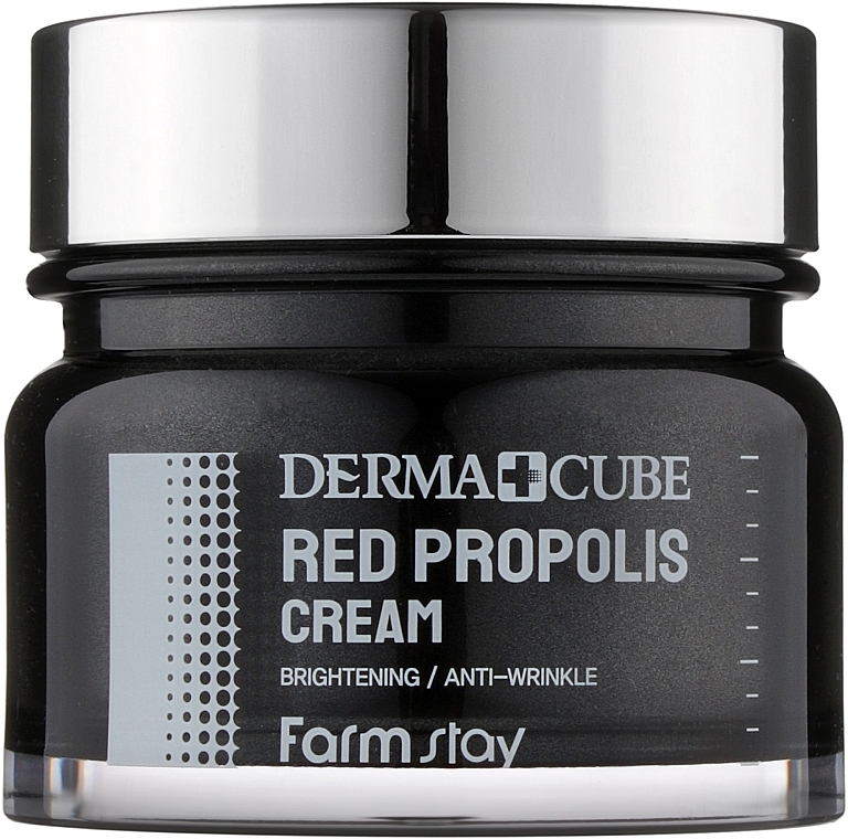 Pflegende Gesichtscreme mit Propolis und Hibiskus - FarmStay Derma Cube Red Propolis Cream — Bild N2