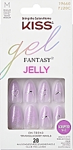 Künstliche Nägel Größe M 28 St. - Kiss Gel Fantasy Jelly  — Bild N1