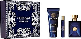 Düfte, Parfümerie und Kosmetik Versace Dylan Blue Pour Homme - Duftset (Eau de Toilette 100ml + Duschgel 150ml + Eau de Toilette 10ml)