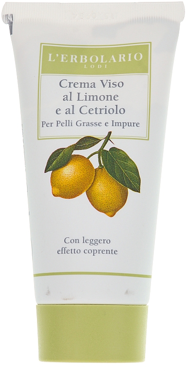 Mattierende Tagescreme mit Zitrone und Gurke - L'erbolario Crema Viso Al Limone e al Cetriolo — Bild N2