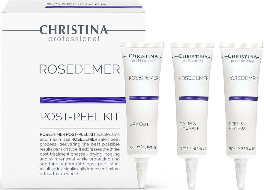 Set - Christina Rose De Mer Post Peeling Kit (ser/15ml + ser/15ml + cr/mask/15ml) — Bild N2