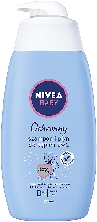 2in1 Mildes Shampoo und Schaumbad für Kinder und Babys - NIVEA Baby Soft Shampoo & Bath — Bild N1
