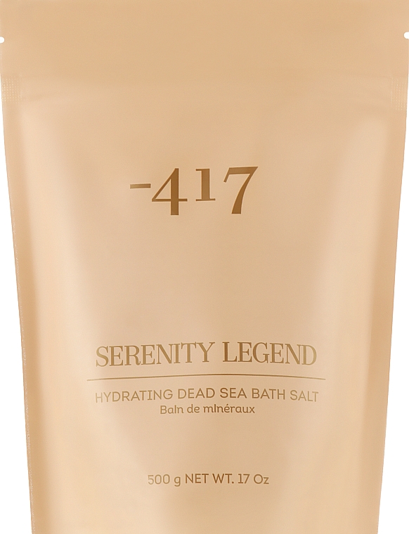 Natürliches Badesalz aus dem Toten Meer - -417 Serenity Legend Hydrating Dead Sea Bath Salt — Bild N1