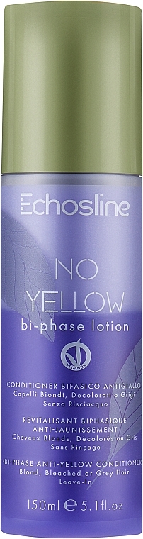 Conditioner gegen gelbes Haar - Echosline No Yellow Conditioner  — Bild N1