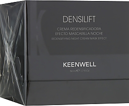 Düfte, Parfümerie und Kosmetik Nachtcreme für das Gesicht - Keenwell Densilift Redensifiying Night Cream Mask Effect