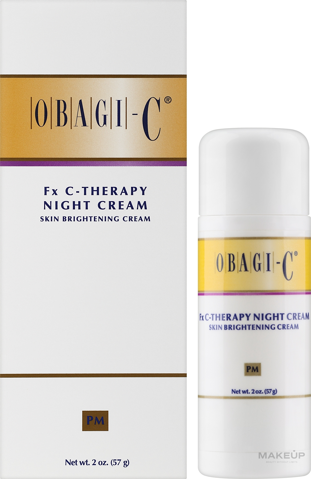 Nachtcreme mit Arbutin und Vitamin C - Obagi-C Fx System Therapy Night Cream — Bild 57 g