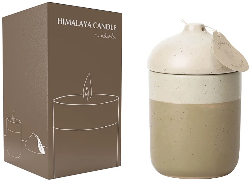 Aromatische Kerze Mandel - Himalaya dal 1989 Ceramic Almond Candle — Bild N1