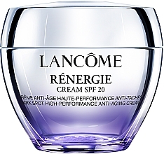 Düfte, Parfümerie und Kosmetik Anti-Aging-Gesichtscreme gegen Altersflecken mit Hyaluronsäure und Leinextrakt - Lancome Renergie Cream SPF 20