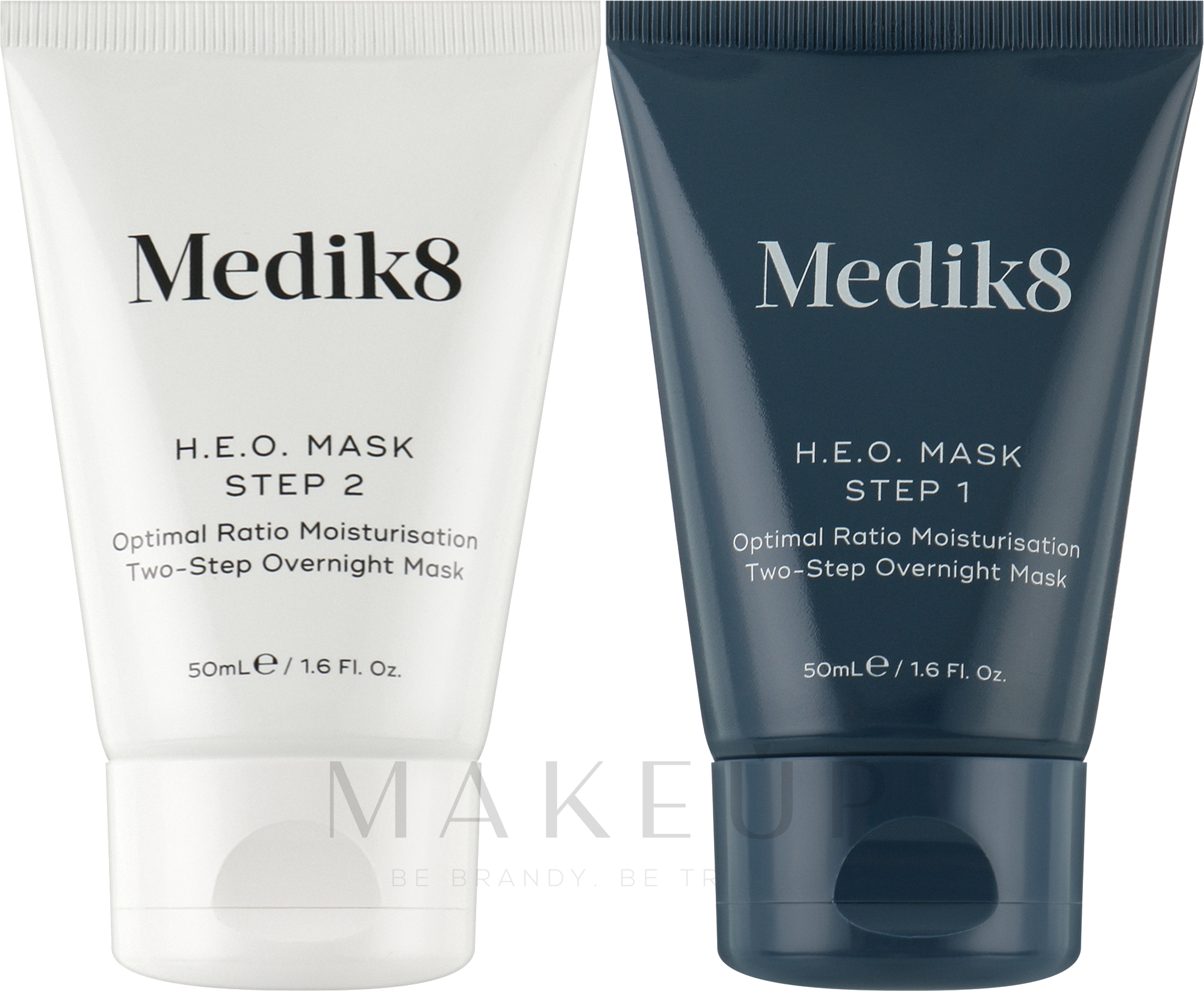Zweistufige Gesichtsmaske für die Nacht - Medik8 H.E.O Mask — Bild 2 x 50 ml