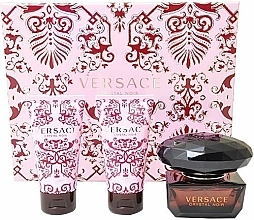 Versace Crystal Noir - Duftset (Eau de Toilette 50ml + Körperlotion 50ml + Duschgel 50ml) — Bild N1