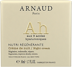 Gesichtscreme mit Hyaluronsäure - Arnaud Nutri Regenerante Night Cream — Bild N2