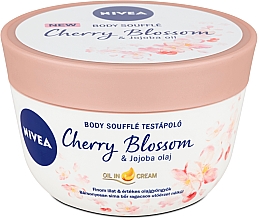 Düfte, Parfümerie und Kosmetik Körper-Soufflé mit Kirschblüten und Jojobaöl - Nivea Body Souffle Cherry Blossom & Jojoba Oil