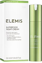 Präbiotische regenerierende und feuchtigkeitsspendende Nachtcreme - Elemis Superfood Night Cream — Bild N4