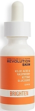 Düfte, Parfümerie und Kosmetik Aufhellendes Serum - Revolution Skincare Kojic Acid & Raspberry Ketone Glucoside Brighten Serum
