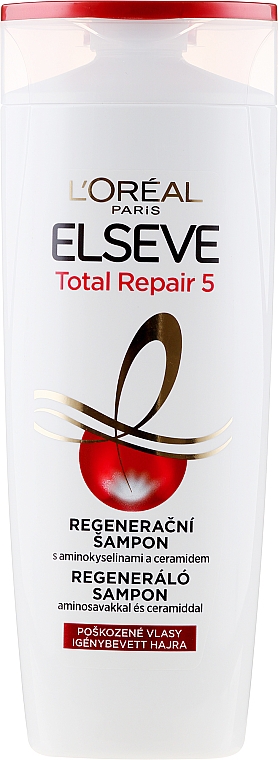 Nährendes Shampoo für trockenes und geschädigtes Haar - L'Oreal Paris Elseve Full Repair 5 Shampoo — Bild N1