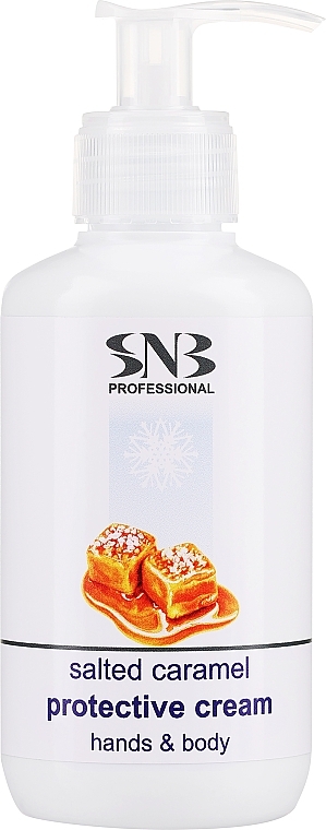 Schützende Wintercreme für Hände und Körper Gesalzenes Karamell - SNB Professional  — Bild N3