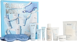 Set - Alma K. Glowing Moments Kit (Waschgel/75 ml + Augencreme/8 ml + Körperbutter/50 ml + Gesichtscreme/30 ml +  Handcreme/40 ml + Badesalz/100 g + Schlafmaske) — Bild N1