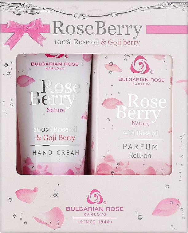 Bulgarian Rose Rose Berry - Duftset (Parfum Roll-on/9ml + Handcreme/75ml) — Bild N1