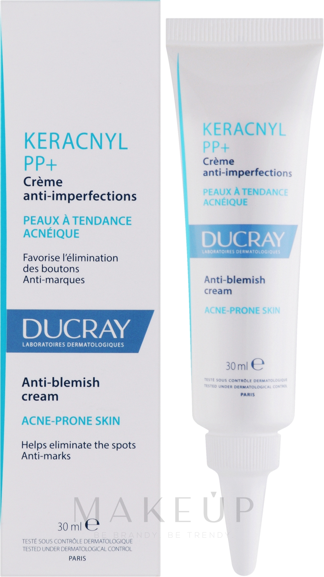 Gesichtscreme gegen Hautunreinheiten für zu Akne neigende Haut - Ducray Keracnyl PP+ Anti-Blemish Cream — Bild 30 ml