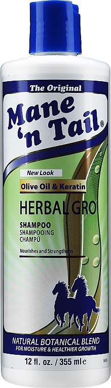 Stärkendes und pflegendes Shampoo - Mane 'n Tail The Original Herbal Gro Shampoo — Bild N1