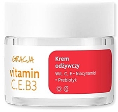 Düfte, Parfümerie und Kosmetik Pflegende Gesichtscreme - Gracja Vitamin C.E.B3 Cream 