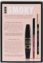 Set - Pierre Rene Smoky Black (Mascara/15ml + Augenstift/1,6 g + Lippenstift/0,4 g) — Bild N3