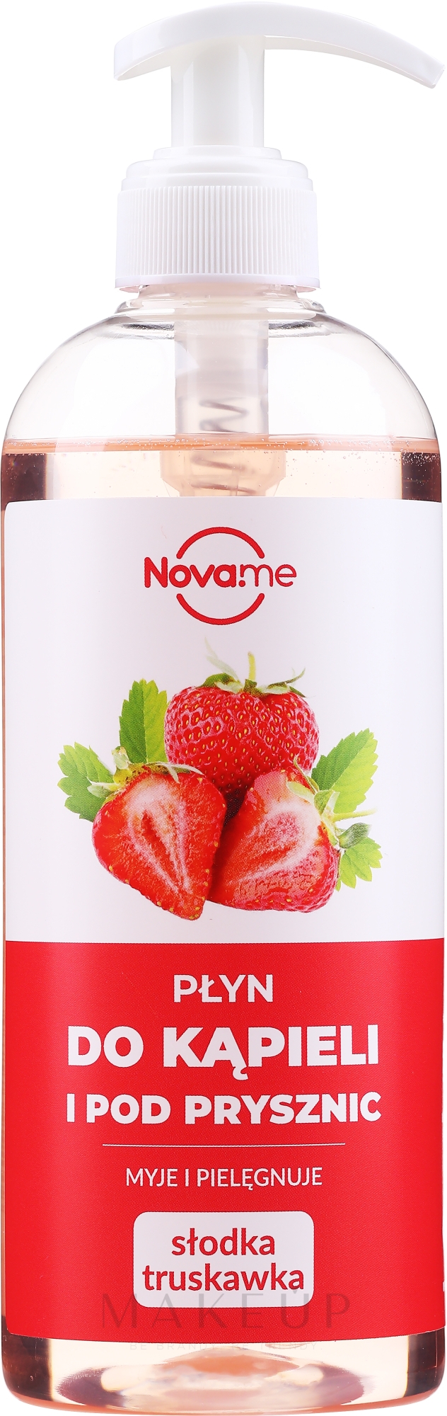 Bade- und Duschschaum mit Erdbeerextrakt - Novame — Bild 500 ml