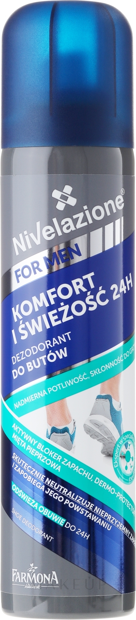 Schuhdeospray für Männer - Farmona Nivelazione For Men Shoe Antiperspirant — Bild 180 ml