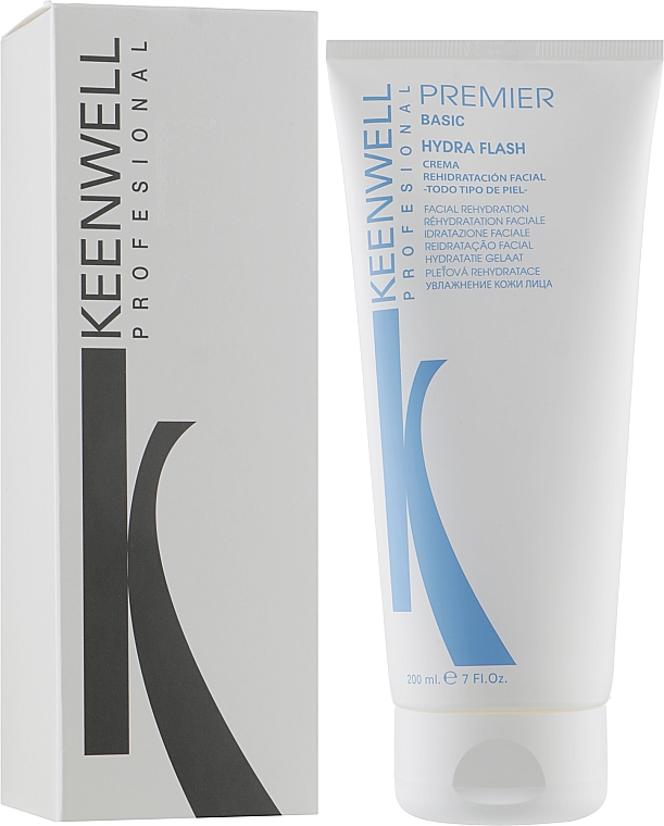 Feuchtigkeitsspendende Creme - Keenwell Premier Basic Hydra-Flash Rehydrating Facial Massage Cream — Bild N2