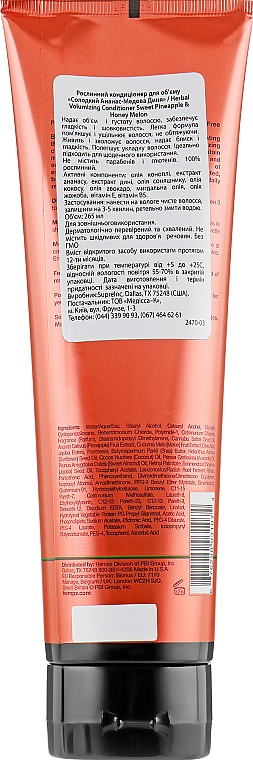 Volumengebender Kräuter-Conditioner - Hempz Sweet Pineapple & Honey Melon Volumizing Conditioner — Bild N4