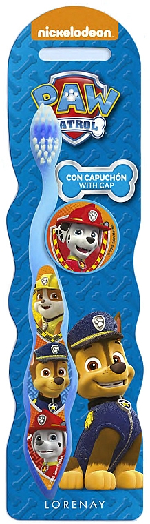 Kinderzahnbürste weich mit Schutzkappe - Nickelodeon Paw Patrol Toothbrush Boy — Bild N1