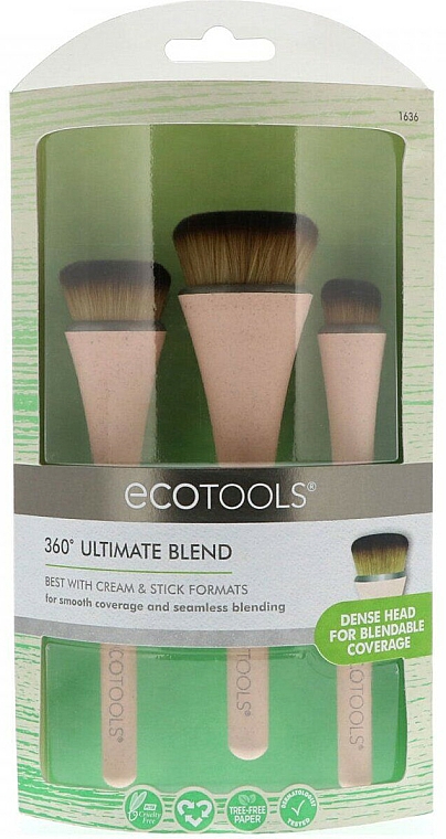 Make-up Pinselset 3 St. - EcoTools 360 Ultimate Blend — Bild N2