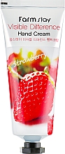 Düfte, Parfümerie und Kosmetik Handcreme mit Erdbeerextrakt - FarmStay Visible Difference Hand Cream Strawberry
