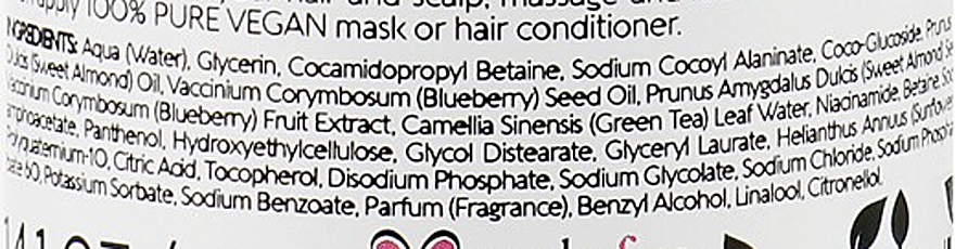 Veganes Shampoo für gefärbtes Haar - Bielenda 100% Pure Vegan Shampoo for Colored Hair — Bild N3