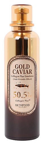 Anti-Falten Gesichtsemulsion mit Kollagen, Gold und Kaviar - SkinFood Gold Caviar Collagen Plus Emulsion — Bild N1